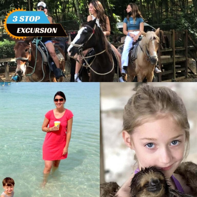 Roatan Animal Park + Roatan Day Pass + Horseback Excursion Combo